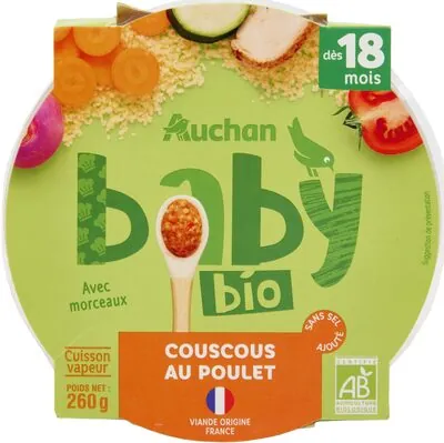 Auchan Baby Couscous au poulet