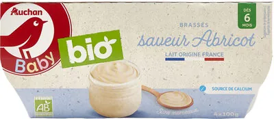 Auchan Brassé saveur abricot