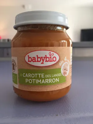 Babybio 130G Petit Pot Bebe Potimarron-carotte