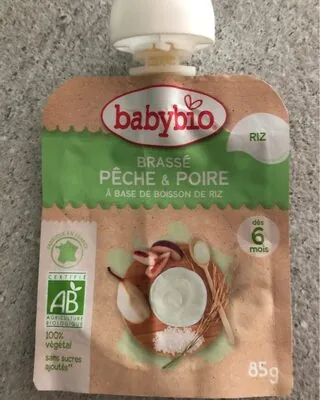 Babybio Brassé peche et poire