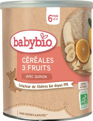 Babybio Céréales 3 Fruits
