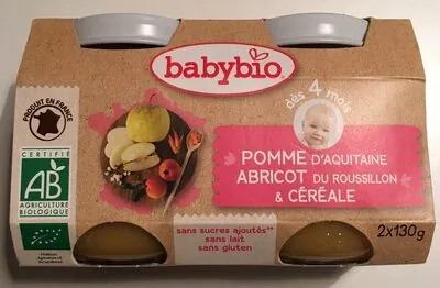 Babybio Pomme Abricot d'Occitanie céréale