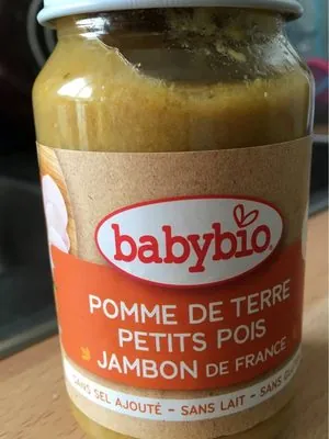 Babybio Pomme de terre petits pois jambon de france