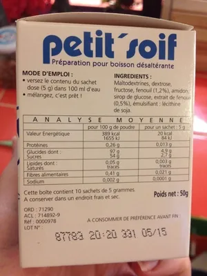 Bébisol Petit' soif