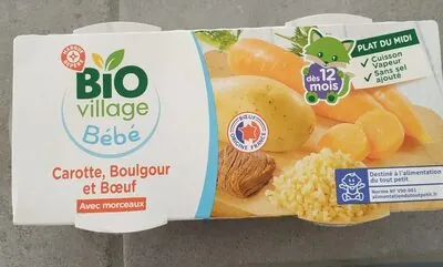 Bio Village Bol carotes boeuf boulgour bio 12 mois