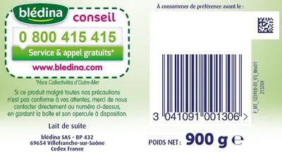 Bledilait BLEDILAIT 2 Premium 900g poudre De 6 à 12 mois