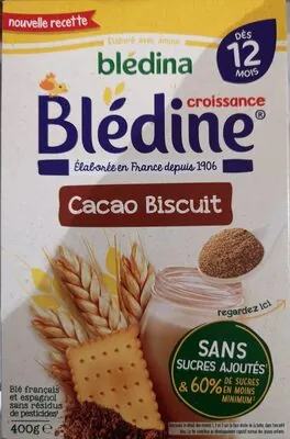 Bledina BLEDINA BLEDINE Croissance Choco Biscuit 400g Dès 12 Mois
