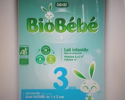 Didoo BioBébé 3 ans Goût Nature