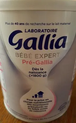 Gallia bébé expert pré-gallia