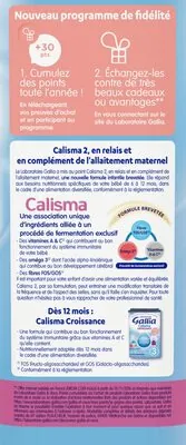 Gallia GALLIA CALISMA RELAIS 2ème âge 900G de 6 à 12 mois