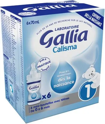 Gallia Gallia Calisma1 Coffret dés la naissance 6 x 70 ml de 0 à 6 mois