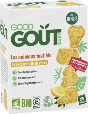 GOOD GOÛT Biscuits - les animaux tout bio