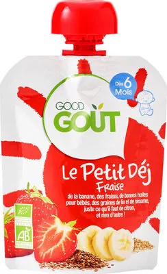 Good Gout Le Petit Déj Fraise 70g