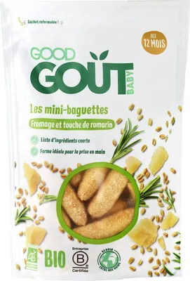 Good Gout Les mini-baguettes au fromage et au romarin bio