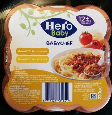 Hero Baby Hero Baby Babychef Spaghettini Bolognese