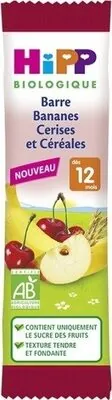 Hipp Barre bananes cerises et céréales