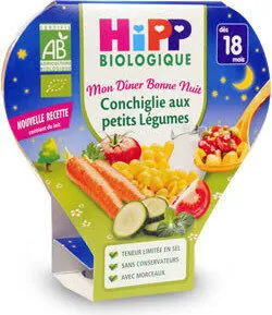Hipp Conchiglie Aux Petits Légumes