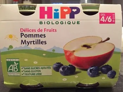 Hipp Délices de Fruits Pommes Myrtilles
