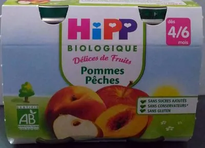 Hipp Délices de Fruits Pommes Pêches