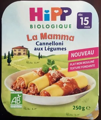 Hipp La Mamma Cannelloni aux Légumes
