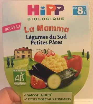Hipp La Mamma Légumes du sud Petites Pâtes