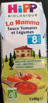 Hipp La Mamma Sauce Tomates et Légumes