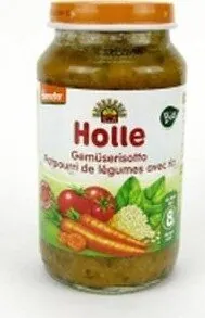 Holle Petit Pot Bébé Bio Légumes Et Riz - Dès 8 Mois