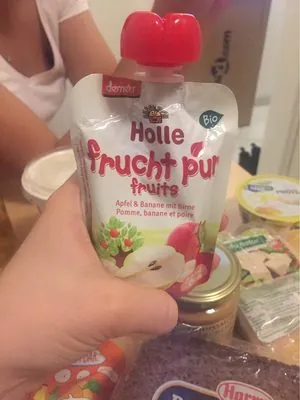 Holle Purée Pomme banane et poire sans sucre ajouté