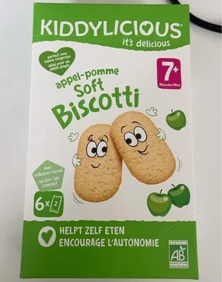 Kiddylicious KIDDYLICIOUS Biscotti - Pomme - 120g (6x2p)