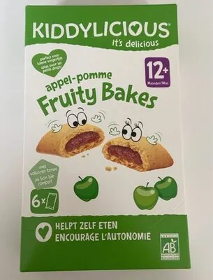 Kiddylicious KIDDYLICIOUS Fruity Bakes - Pomme - 132g (6x1p)