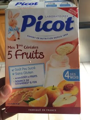 Laboratoires Picot Mes 1ères céréales - 5 fruits