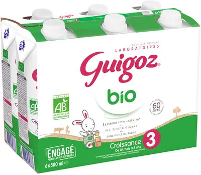 Nestlé GUIGOZ 3 Pbio 6 x 500ml