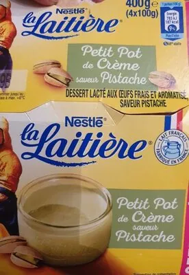 Nestlé La Laitière Le petit pot de crème saveur pistache 4 x 100 g