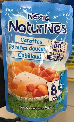 Nestlé Naturnes carottes patates douces cabillaud