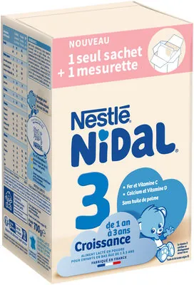 Nestlé NESTLE NIDAL 3 Lait de Croissance 1x700g dès 1 an