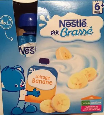 Nestlé P’tit brassé laitage banane
