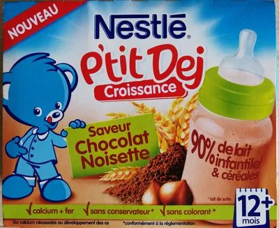 Nestlé P'tit Dej Croissance Saveur Chocolat Noisette