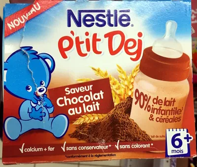 Nestlé P'tit Déj Saveur Chocolat au Lait