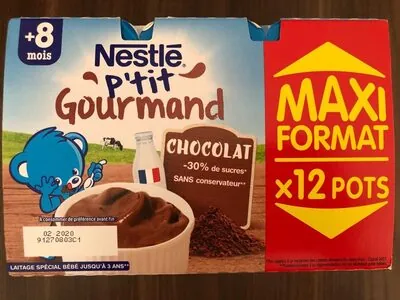 Nestlé P'tit Gourmand chocolat Maxi format