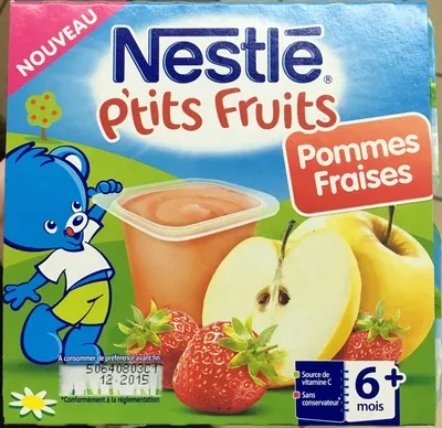 Nestlé P'tits Fruits Pommes Fraises