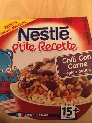 Nestlé Plat bébé 15 + mois Chili con Carne