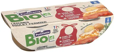 Pommette Bol bio légumes poulet fermier - 8 mois- 2x200g