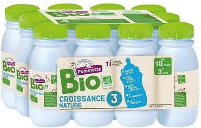 Pommette Lait de croissance BIO 12x25cl